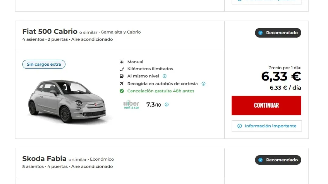 Botón de información importante